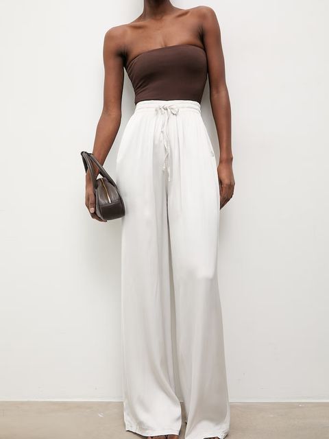 Answear.LAB spodnie damskie z wiskozy - zdjęcie produktu nr 1