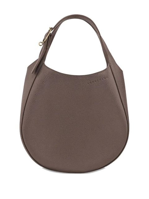 Longchamp Le Foulonné leather handbag - Brown