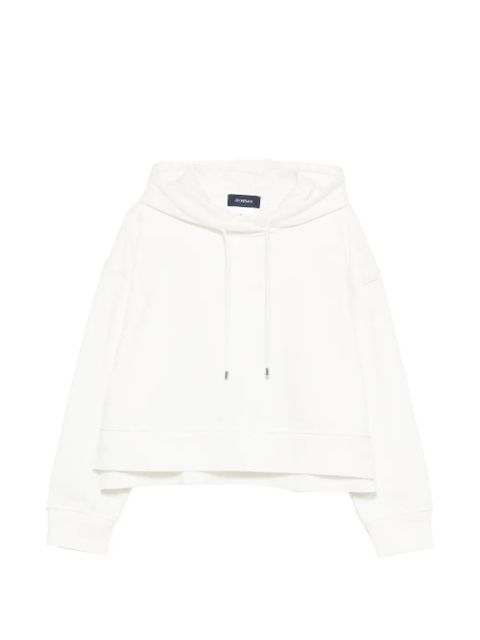 Sportmax Spdslogan drawstring hoodie - White - zdjęcie produktu nr 1