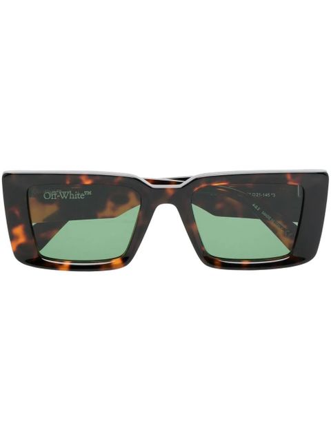 Off-White Eyewear Savannah oversized-frame sunglasses - Brown - zdjęcie produktu nr 1