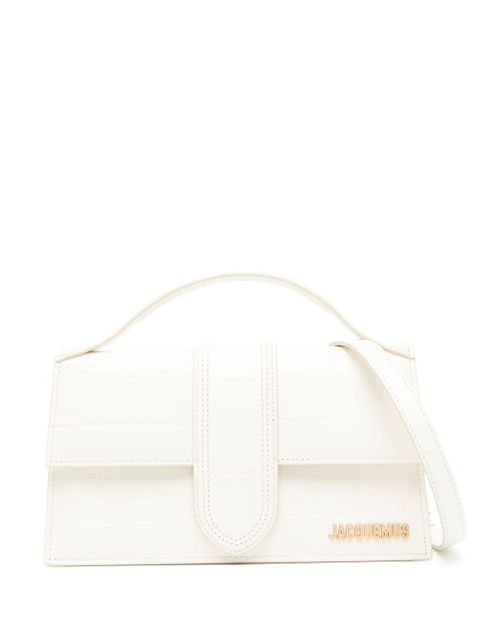 Jacquemus Le Grand Bambino leather mini bag - White