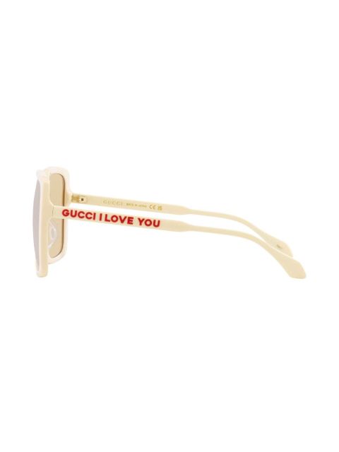 Gucci Eyewear square-frame sunglasses - White - zdjęcie produktu nr 2