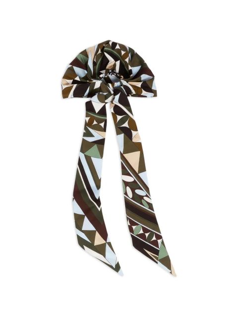 PUCCI Manuba-print silk bandana hat - Green - zdjęcie produktu nr 2