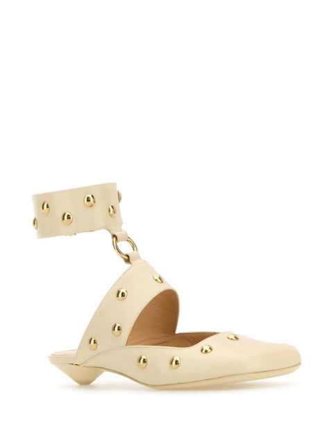 Chloé Jade leather sandals - White - zdjęcie produktu nr 2