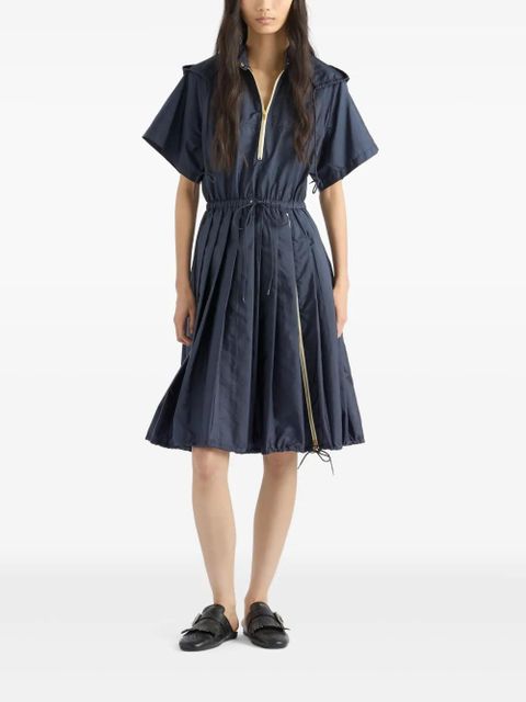 Prada Re-Nylon zip-up utility dress - Blue - zdjęcie produktu nr 2