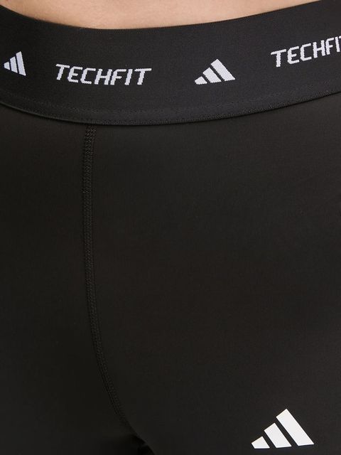adidas Performance legginsy treningowe Techfit kolor czarny z nadrukiem IT2273