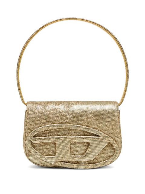 Diesel 1DR glitter-embellished shoulder bag - Gold - zdjęcie produktu nr 1