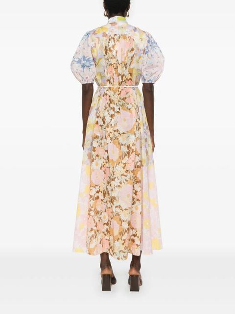 ZIMMERMANN Pop floral-print maxi dress - Purple