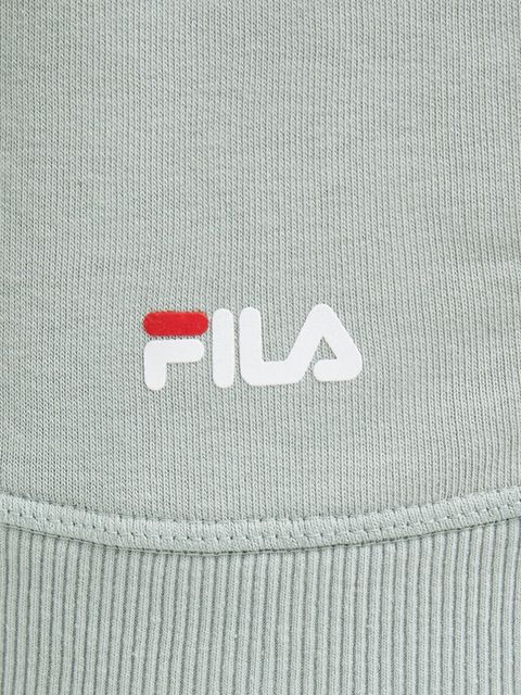 Fila bluza Barumini kolor szary z kapturem z nadrukiem FAU0068