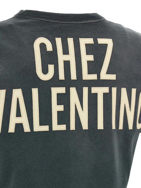 Valentino Garavani graphic-print T-shirt - Grey