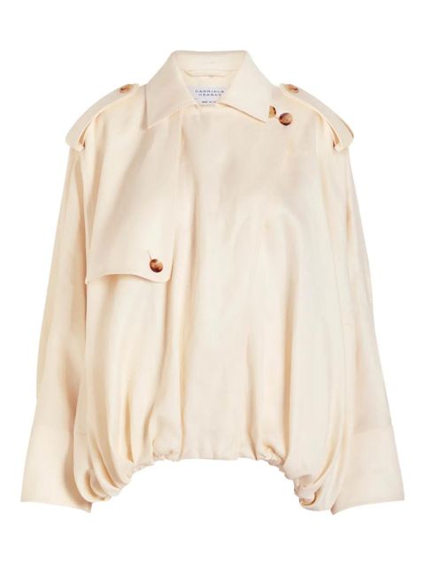 Gabriela Hearst Hunt trench jacket - Neutrals - zdjęcie produktu nr 1