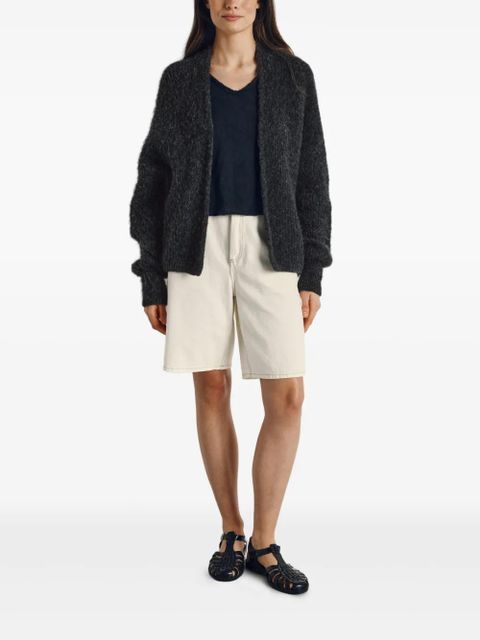 American Vintage East ribbed-knit cardigan - Grey