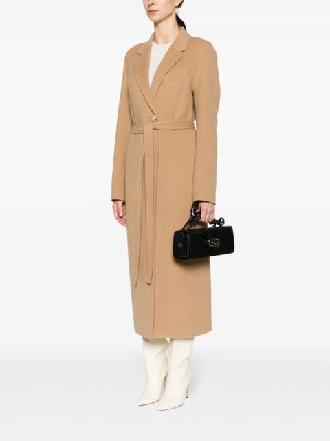 Lanvin medium Pencil Cat sculpted-handle leather bag - Black