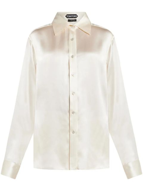 TOM FORD silk shirt - Neutrals - zdjęcie produktu nr 1