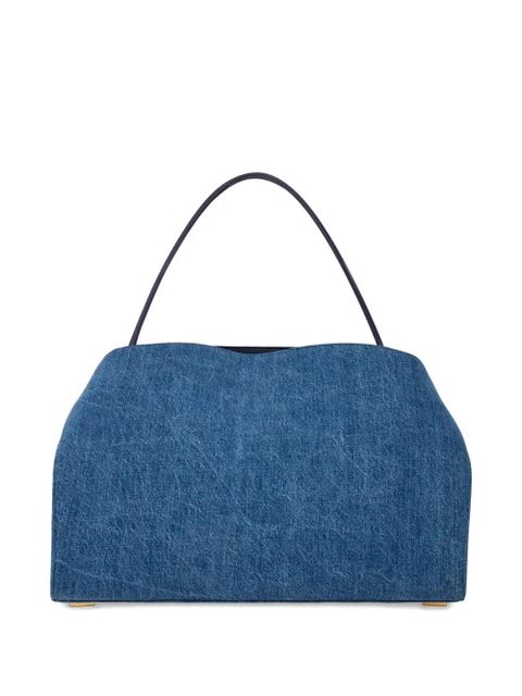 Ferragamo Hug Soft denim shoulder bag - Blue