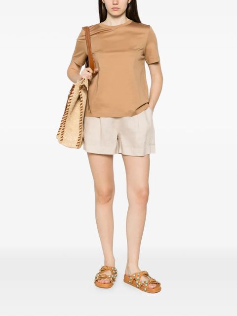 MC2 Saint Barth Amani pleated shorts - Neutrals - zdjęcie produktu nr 2