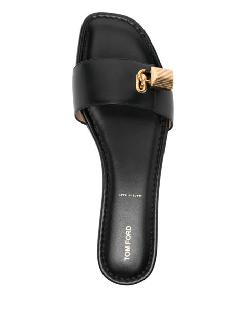 TOM FORD padlock slide - Black