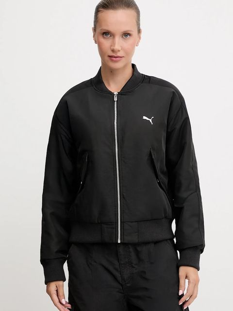 Puma kurtka bomber kolor czarny przejściowa 632168 - zdjęcie produktu nr 1