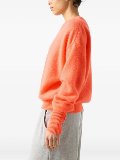 American Vintage long-sleeve crew-neck sweater - Orange