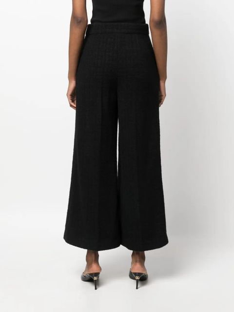 Moschino wide-leg trousers - Black