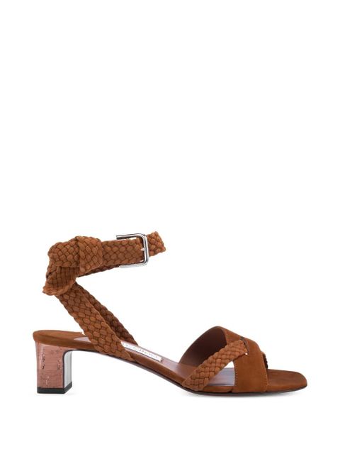 Jimmy Choo braided-strap sandals - Brown - zdjęcie produktu nr 1