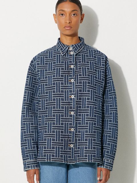 Kenzo koszula jeansowa Dropped Shoulders Shirt - zdjęcie produktu nr 1