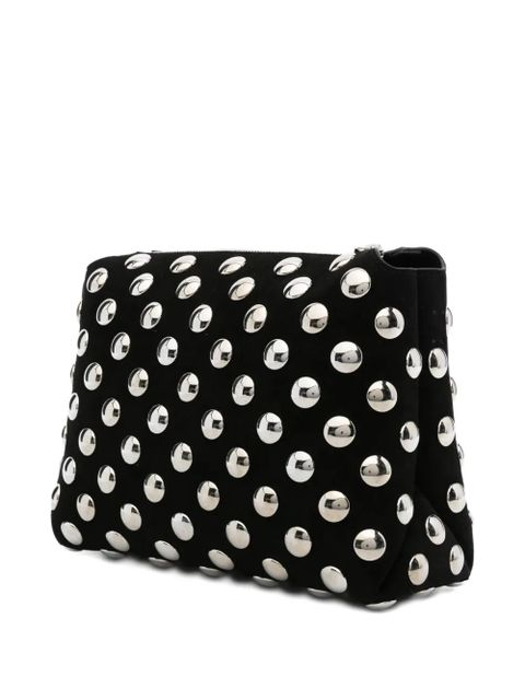 KHAITE Lina metal-studded clutch bag - Black - zdjęcie produktu nr 2