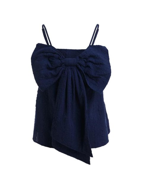 Essentiel Antwerp bow-detail blouse - Blue - zdjęcie produktu nr 1