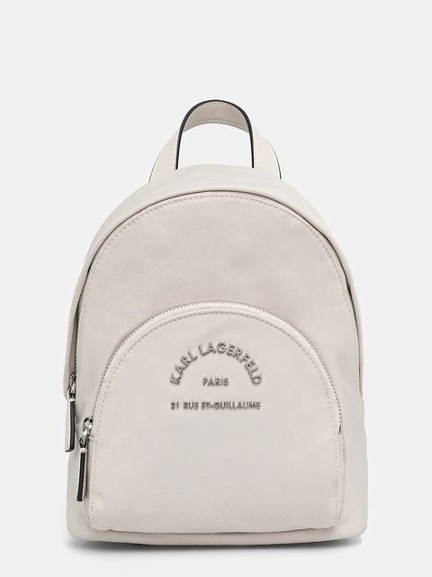 Karl Lagerfeld plecak damski kolor beżowy mały gładki A2W30081 - zdjęcie produktu nr 1