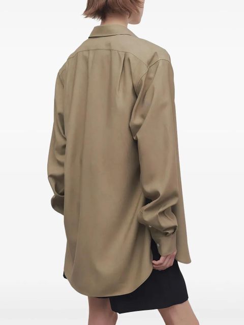The Row silk shirt - Neutrals