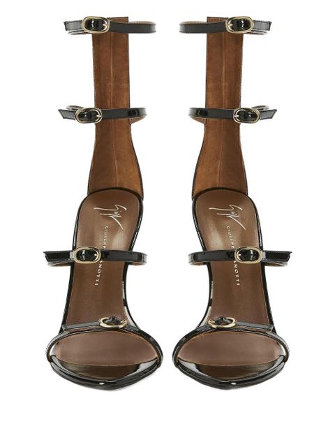 Giuseppe Zanotti 105mm Giselle Buckles sandals - Black