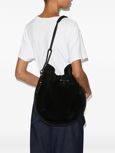 ISABEL MARANT Oskan suede shoulder bag - Black - zdjęcie produktu nr 2