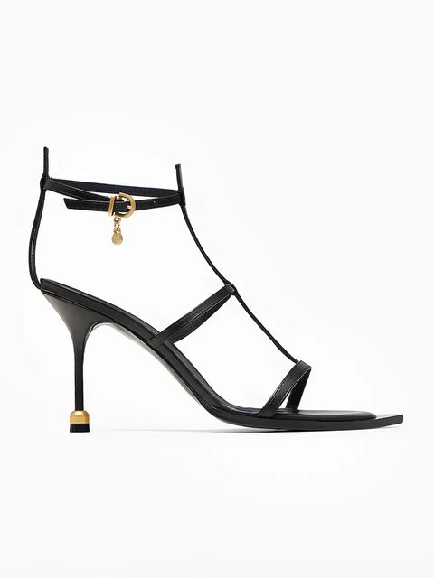 Vanda Novak szpilki z odkrytą piętą skórzane - zdjęcie produktu nr 1