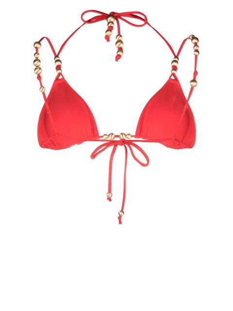 Cult Gaia Anoki triangle bikini top - Red - zdjęcie produktu nr 2