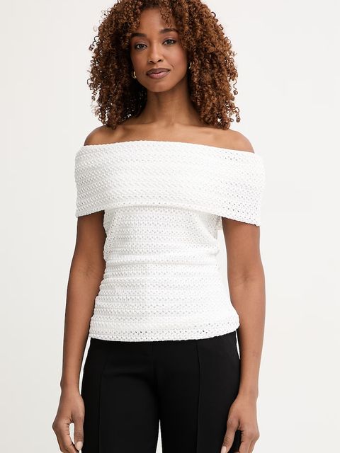 MICHAEL Michael Kors bluzka z odkrytymi ramionami damska - zdjęcie produktu nr 1