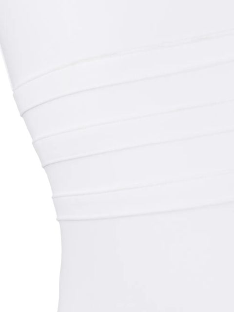 ERES stitched panel swimsuit - White