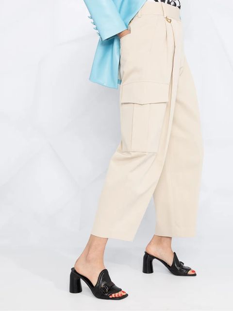 Givenchy cargo-style straight-leg trousers - Neutrals