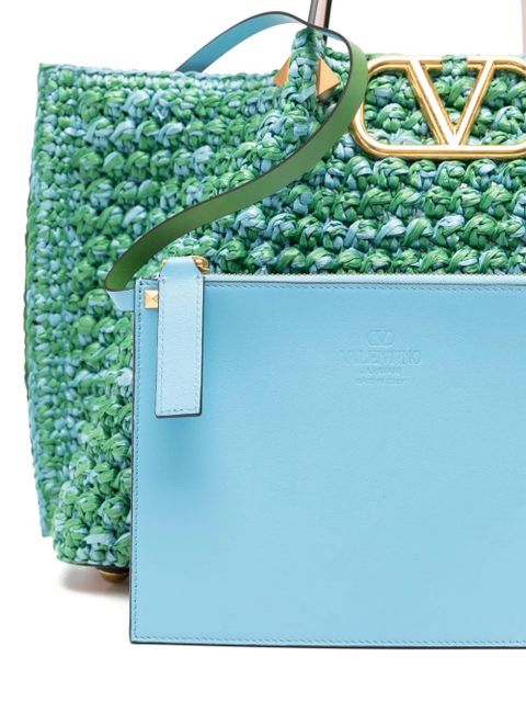Valentino Garavani VLogo tote bag - Blue