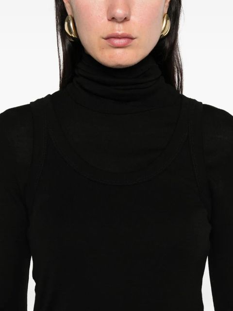 Róhe roll-neck sweater - Black