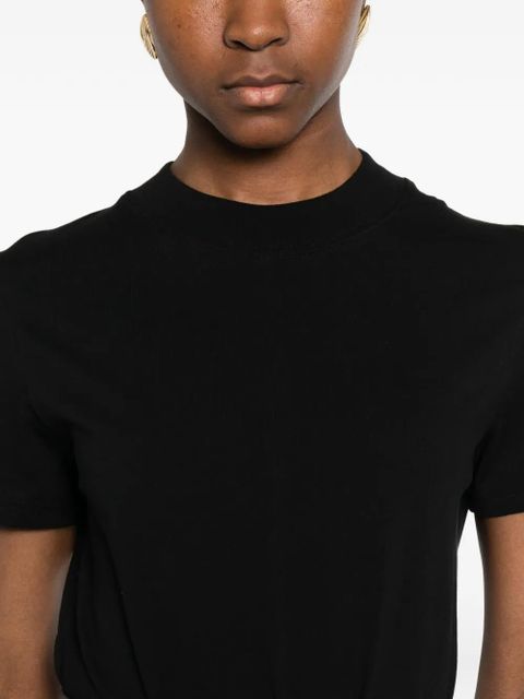 The Frankie Shop shor-sleeves midi dress - Black