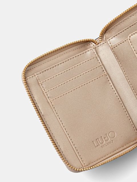 Liu Jo portfel damski kolor złoty AF5156.E0027 - zdjęcie produktu nr 2