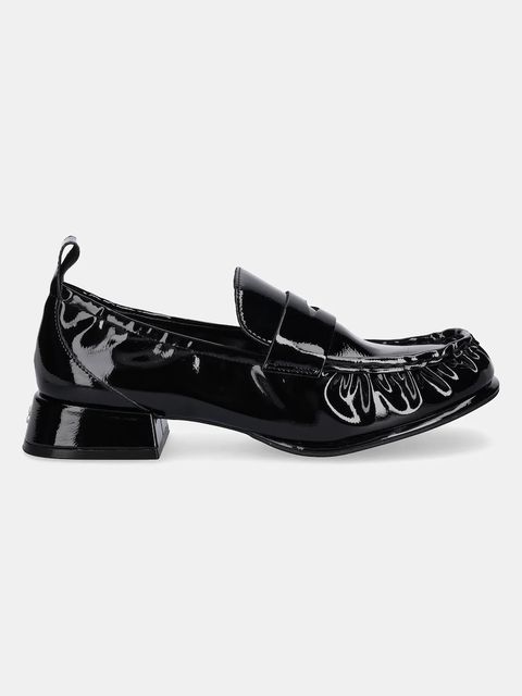 HUGO mokasyny Kiora damskie kolor czarny na platformie 50548187 - zdjęcie produktu nr 2