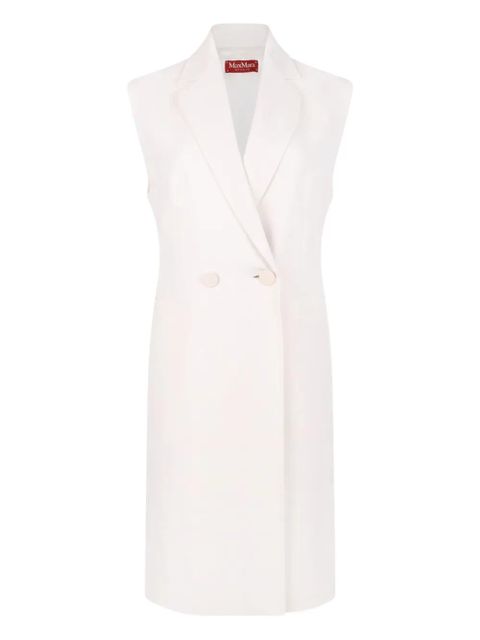 Max Mara double-breasted sleeveless coat - White - zdjęcie produktu nr 1