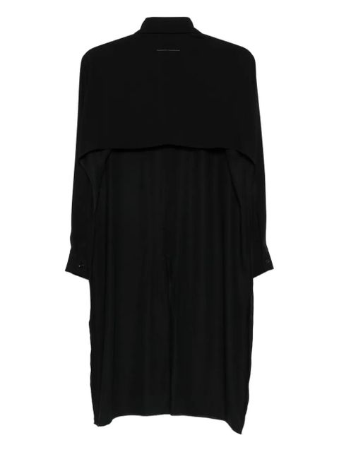 MM6 Maison Margiela long-sleeved long shirt - Black - zdjęcie produktu nr 2