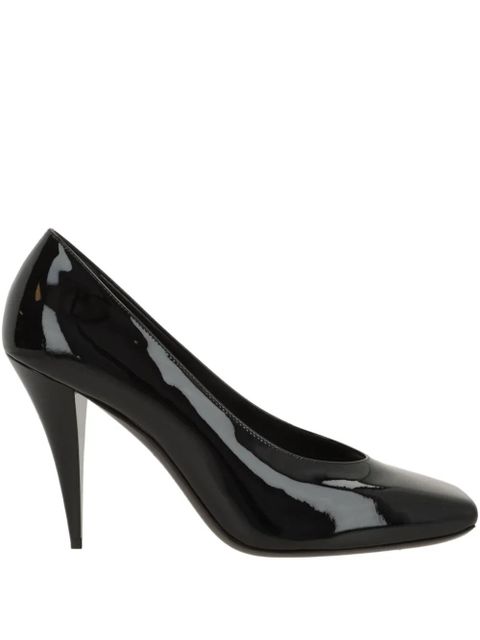 Givenchy 94mm patent-leather square-toe heeled pumps - Black - zdjęcie produktu nr 1