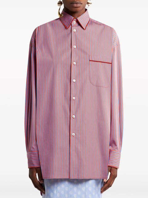 ETRO striped cotton shirt - Blue