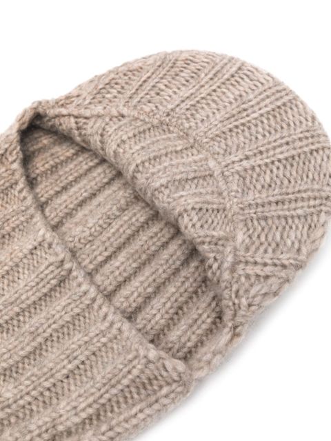 Moncler peak-detaiiled balaclava - Brown - zdjęcie produktu nr 2