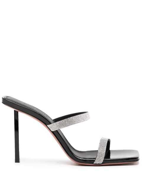Amina Muaddi 100mm Rih sandals - Black - zdjęcie produktu nr 1