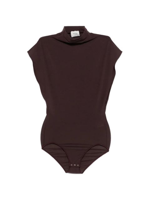 Alysi high-neck bodysuit - Brown - zdjęcie produktu nr 1