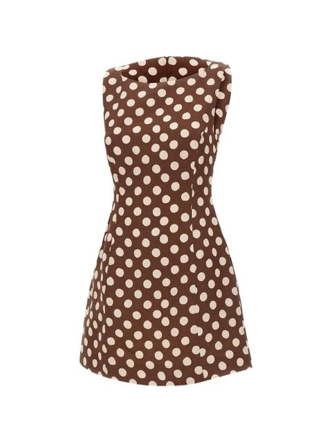 Faithfull the Brand Lydie mini dress - Brown